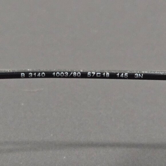 Burberry Henry Sunglasses Silver/Grey B 3140 1003/80 57-18-145 - Picture 14 of 14